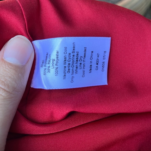 NWT Talbots Plaid Red Skirt 4 Petite - Picture 3 of 4